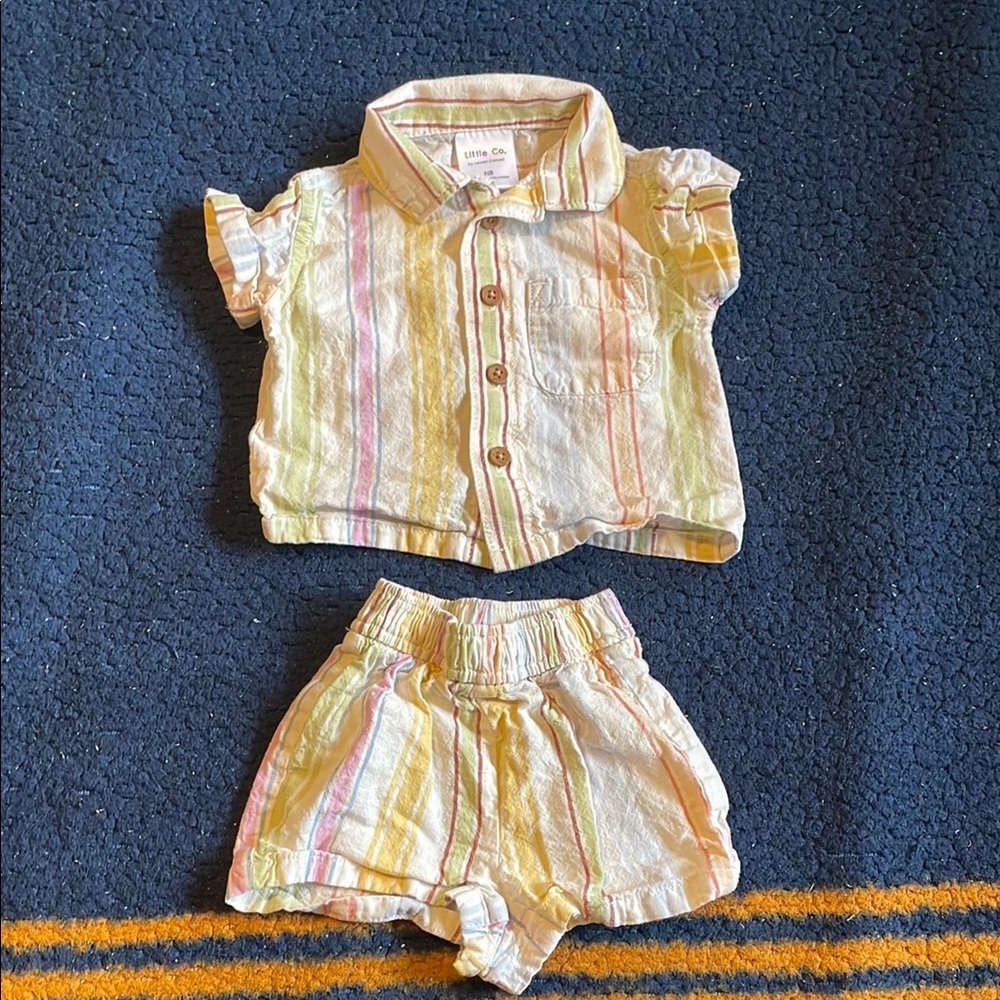 Little Co. by Lauren Conrad Striped Baby Outfit